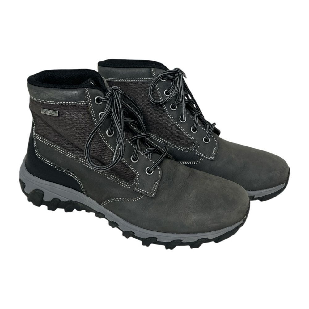 Rockport Men’s Cold Springs Mid Boot Gray Sz 7 Leather